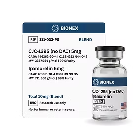 CJC-1295 (no DAC), Ipamorelin 10mg (Blend)