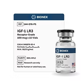 IGF-1 LR3 (Receptor Grade) 100mcg x 10 Vials